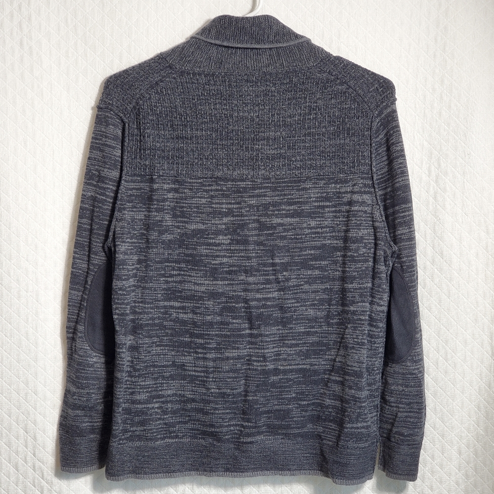 Carbon 2 Cobalt Offset Button Sweater Size Xl - image 2